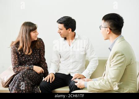 Business Meeting im Büro Stockfoto