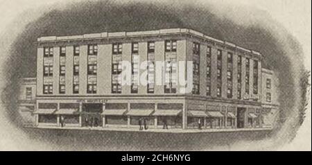 . San Diego Offizielle Zeittafeln Interurban Steamship Railroad . inson Poster, Buch und Job DRUCKER 634 Third Street San Diego, Cal. I »:» ein Hotel, das seinen Namen verdient.I i I Tite Robert, E. Lee J. H. RADCLIFFE, Manager II FEUERFESTE HOTELECKE THIRD UND F STRASSEN in unmittelbarer Nähe des Geschäftsbereichs neben Theatern gelegen, gehen Elektroautos an der Tür für jeden Teil der Stadt vorbei, 100 Zimmer, mit allen modernen Einrichtungen, wie Etevatorserrice. Private Bäder, invividuale Telefone, Dampfheizung und deefficient Service. Große Lobby im Erdgeschoss, verbunden mit Ladies Parlor PREISE 75 CTS PRO Stockfoto