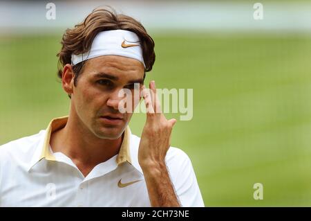 Roger Federer - Wimbledon Tennis Championships, London, Großbritannien - 26 Jun 2009 PHOTO CREDIT : © MARK PAIN / ALAMY STOCK IMAGE Stockfoto