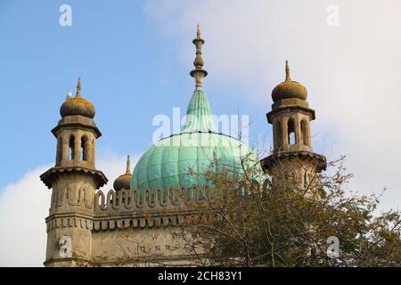 Dach des Royal Pavilion in Brighton, Großbritannien Stockfoto