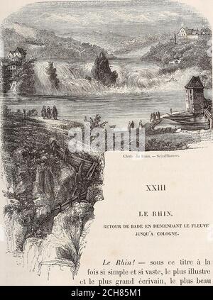 . L'été à Bade . Manheim. - Place du Vieux-Marche.. génie de notre temps, Victor Hugo, a fait un livre admirable.Il a conquis par les armes de lintelligence, de la pensée, de lapoésie et du style, Le fleuve qui a subi tant de Vermögen diverses,qui a si souvent changé de maîtres dans les hasards de la guerre,dans le choc des batailles et dans lescamotage des traités diplomatiques. Plus solide et plus durable, la conquête littérairerésiste à ces mobiles destins; nul ne dépossédera lécrivain vic- létk a rade. 15 226 LÉTÉ A BADE. Torieux ; le Monument quil a élevé sur le Rhin na rien à redoute Stockfoto