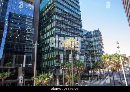 Parramatta Platz und Stadtentwicklung hat Bürokomplex und geschaffen Urbaner Raum, Parramatta Western Sydney, Australien Stockfoto