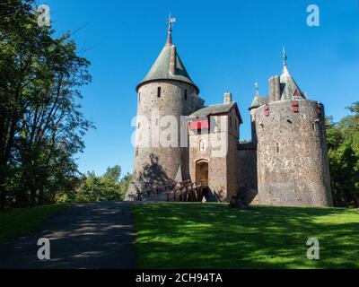 Castell Coch oder das ‘Red Castle’ Tongwynlais, Cardiff. Südwales, Großbritannien Stockfoto