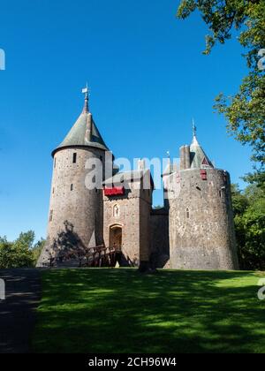 Castell Coch oder das ‘Red Castle’ Tongwynlais, Cardiff. Südwales, Großbritannien Stockfoto