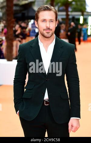 Ryan Gosling bei der Premiere von Nice Guys UK im Odeon-Kino, Leicester Square, London. DRÜCKEN Sie VERBANDSFOTO. Bilddatum: Montag 19. Mai 2016. Bildnachweis sollte lauten: Ian West/PA Wire Stockfoto