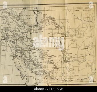 . Das persische Problem, eine Untersuchung der rivalisierenden Positionen von Russland und Großbritannien in Persien, mit einigen Konto der persischen Golf und der Bagdad-Eisenbahn. KARTE VON PERSIADIE GEPUNKTETEN LINIEN ZEIGEN DIE WICHTIGSTEN HANDELSROUTEN DAS PERSISCHE PROBLEM EINE UNTERSUCHUNG DER RIVALISIERENDEN POSITIONEN VON RUSSLAND UND GROSSBRITANNIEN IN PERSIEN MIT EINIGEN KONTO DES PERSISCHEN GOLFS UND DER BAGDAD-BAHN VON H. J. WHIGHAM MIT KARTEN UND ILLUSTRATIONEN / Stockfoto