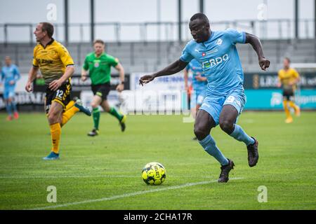 Horsens, Dänemark. September 2020. Alhaji Kamara (99) vom Randers FC gesehen während des 3F Superliga Spiels zwischen AC Horsens und Randers FC in der Casa Arena in Horsens. (Foto Kredit: Gonzales Foto/Alamy Live News Stockfoto