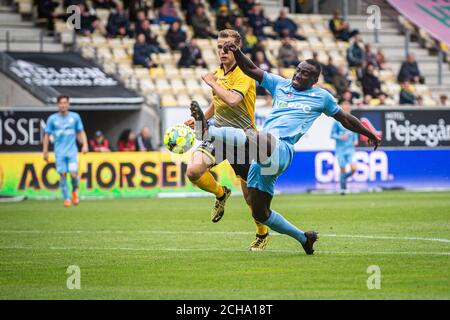 Horsens, Dänemark. September 2020. Alhaji Kamara (99) vom Randers FC gesehen während des 3F Superliga Spiels zwischen AC Horsens und Randers FC in der Casa Arena in Horsens. (Foto Kredit: Gonzales Foto/Alamy Live News Stockfoto