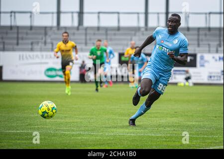 Horsens, Dänemark. September 2020. Alhaji Kamara (99) vom Randers FC gesehen während des 3F Superliga Spiels zwischen AC Horsens und Randers FC in der Casa Arena in Horsens. (Foto Kredit: Gonzales Foto/Alamy Live News Stockfoto