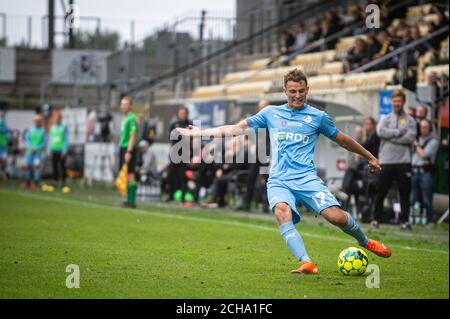 Horsens, Dänemark. September 2020. Jesper Lauridsen (17) vom FC Randers beim 3F Superliga Spiel zwischen AC Horsens und dem FC Randers in der Casa Arena in Horsens. (Foto Kredit: Gonzales Foto/Alamy Live News Stockfoto