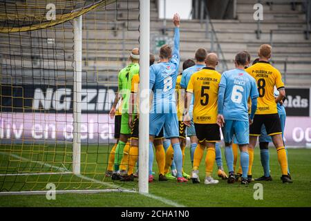 Horsens, Dänemark. September 2020. Simon Piesinger (8) vom FC Randers beim 3F Superliga Spiel zwischen AC Horsens und dem FC Randers in der Casa Arena in Horsens. (Foto Kredit: Gonzales Foto/Alamy Live News Stockfoto