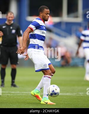 Jordan Cousins der Queens Park Rangers während des Freundschaftsspiel vor der Saison in der Loftus Road, London. Stockfoto