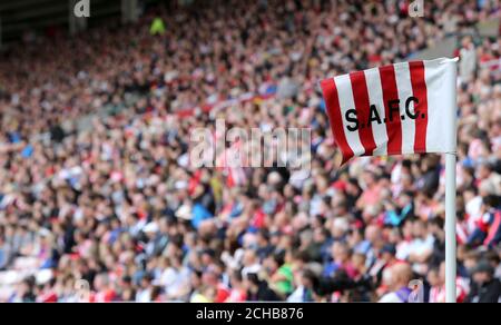 Eine allgemeine Ansicht der Sunderland Eckflagge Stockfoto