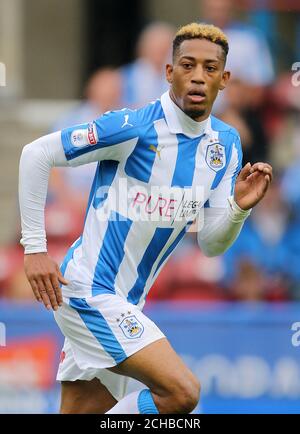 Die Huddersfield Town Rajiv van La Parra Stockfoto