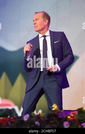 Martin Fry von ABC bei BBC Proms im Park, im Hyde Park, London. DRÜCKEN Sie VERBANDSFOTO. Bilddatum: Samstag, 10. September 2016. Bildnachweis sollte lauten: Matt Crossick/PA Wire. Stockfoto