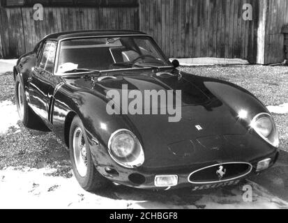 Ein Ferrari 250 Gran Tourismo Berlinetta Competition GTO aus dem Jahr 1962, der im Mai bei der Versteigerung wichtiger historischer Autos in Monte Carlo durch Sonherby unter den Hammer kommt. Nach Schätzungen von Sonherby wird sich dieses Modell für sieben bis neun Millionen Pfund verkaufen. Stockfoto