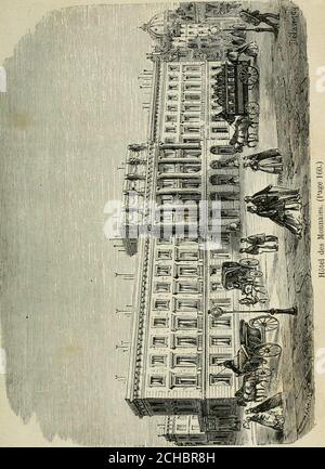 . Les merveilles du nouveau Paris-- . and seigneurs,des généraux, des Princes de lÉglise dans les académies,compromit ces Corps aux yeux de la Révolution. LAssemblée constituante les laissa vivre, Mais sous lecoup dune réforme indiquée par Talleyrand, le 10 septem-bre 1791. La Convention, après un Rapport de Grégoire, les sup-prima enfin, le 8 août 1793; Mais ce nétait que pour lesreconstituer sur de nouvelles bases. La Constitution de lan m déclara quil y aurait « unInstitut national chargé de recueillir les découvertes, deperfectionner les Arts et les Sciences. » Auf le partagea entrois cras Stockfoto