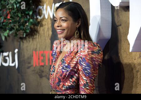 Naomie Harris kommt zur Premiere von Mowgli: Legend of the Jungle im Curzon Mayfair Stockfoto