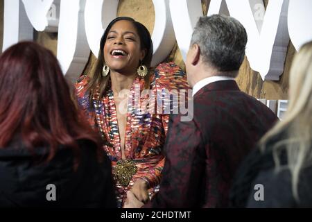 Naomie Harris und Andy Serkis kommen zur Premiere von Mowgli: Legend of the Jungle im Curzon Mayfair Stockfoto
