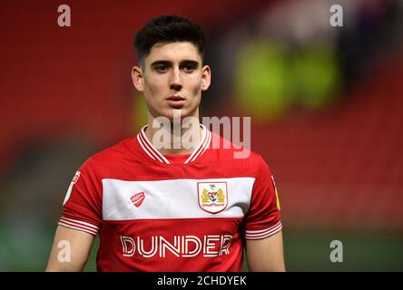 Bristol City Callum O'Dowda während der Himmel Bet Championship match bei Ashton Gate, Bristol. Stockfoto