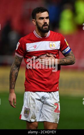 Bristol City's Marlon Pack während des Sky Bet Championship Matches in Ashton Gate, Bristol. Stockfoto