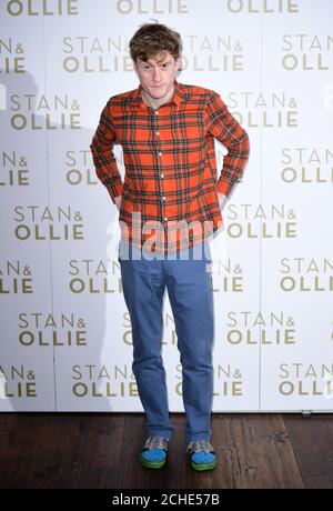 James Acaster bei der Fotoannahme von Stan & Ollie im Soho Hotel, London. Stockfoto