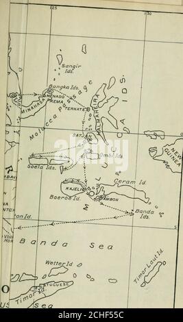 . Java und ihre Nachbarn; ein Reisender Notizen in Java Celebes, die Molukken und Sumatra. Residencies of Padang Lowlands and Tapan-uli). Die eigentlichen Residencies sind wie folgt: 1. West Borneo. Hauptstadt Pontianak. 2. Süd- und Ost-Borneo. Hauptstadt, Bandjer-masin. 3. Menado (North Celebes). Hauptstadt Menado. 4. Ternate (Nord-Molukken). Hauptstadt, Ter-nate. (Dazu gehört auch West-Neuguinea.) 5. Amboina (Süd-Molukken). Hauptstadt, am-bon. (Dazu gehören Bandas, Aroes usw.) 6. Timor und Abhängigkeiten. Hauptstadt, Kup-ang. (Einschließlich Flores und die Kleinen Sundas.) 7. Bali und Lombok. Hauptstadt Boelelang. Stockfoto