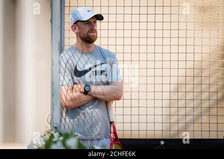 Rom, Italien. September 2020. Trainer Andrew Bettles während des Trainings beim 2020 Internazionali BNL d'Italia WTA Premier 5 Tennisturnier am 13. September 2020 im Foro Italico in Rom, Italien - Foto Rob Prange / Spanien DPPI / DPPI Credit: LM/DPPI/Rob Prange/Alamy Live News Stockfoto