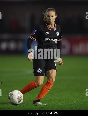 Chelsea Women's Jonna Andersson während des Women's Super League-Spiels im SportNation.bet Stadium, Solihull. Stockfoto