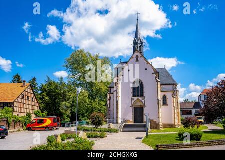 Kirche in Wanfried, Deutschland Stockfoto