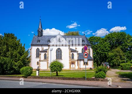 Kirche in Wanfried, Deutschland Stockfoto