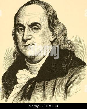 . Heroes And Statesmen Of America, Ein Beliebtes Buch Der Amerikanischen  Biographie. Benjamin Franklin Benjamin Franklin. Benjamin Franklin Wurde Am  17. Januar 1706 In Boston, Massachu-Setts, Geboren. Sein Vater War Ein  Na-Tive Von ...