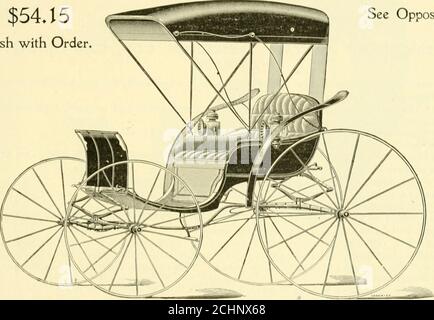 . Sonder-Nr. 12 : Muncie Buggies . thai Geld wird kaufen.SEAT Vei V hohe Rücken, breit se.it, viel Platz.FEDERN itcst Grad von Stahl, in Öl gehärtet. Long.easy Riders. OBERE Lederviertel und Rückenstreben, Gummideck, Rücken- und Seitenvorhänge. Dach ist mit 10-oz.ith ausgekleidet, bleibt 14-oz, zurück Vorhang mit Kin/ ausgekleidet, Tuch, Seitenvorhänge sind schwer grün-zurück (■ini Mi.i. TRIMMING Cushion und bach 18-oa, Ganzwolle-Wolle gefärbt Körpertuch, oder Phantasie Trimming Leder, Springerback, hallo polsterte, Biscuil-Muster. Seiten der Dichtung schön gepolstert. Schicke Lampen und Fender. Voller Brüsseler Teppich, Sturmschürze. RÄDER Stockfoto