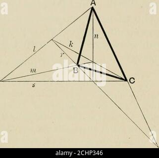 . Die Prinzipien der projektiven Geometrie auf die gerade Linie und konisch. = ()b^C^ = 1. ■. Durch das Gegenteil von Carnots Theoremdie sechs Punkte sind auf einem konischen.. Stockfoto