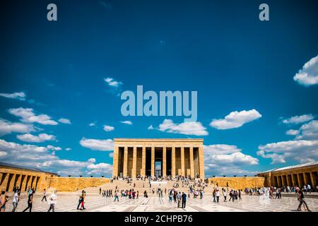 Atatürks Mausoleum des Gründers der Republik Türkei Stockfoto