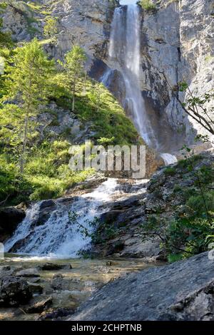 Das Miraflon in den Schluchten des Ötscher Gebirges, Niederösterreich Stockfoto