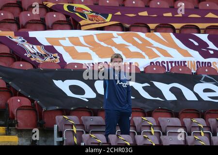 Bradford City Manager Stuart McCall - Bradford City / Colchester United, Sky Bet League Two, Valley Parade, Bradford, Großbritannien - 12. September 2020 nur zur redaktionellen Verwendung – es gelten die DataCo-Einschränkungen Stockfoto