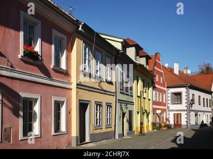 Panska Straße in Ceske Budejovice. Der Tschechischen Republik Stockfoto