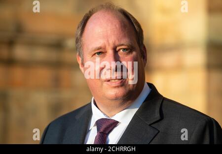 München, Deutschland. September 2020. Helge Braun (CDU), Kanzlerchef und Bundesminister für Sonderaufgaben, nimmt am Herbstrückzug der CSU-landtagsfraktion Teil. Im Zuge der Corona-Krise findet ab 14.09.2020 das Herbsttreffen der CSU-Fraktion statt. Quelle: Sven Hoppe/dpa/Alamy Live News Stockfoto