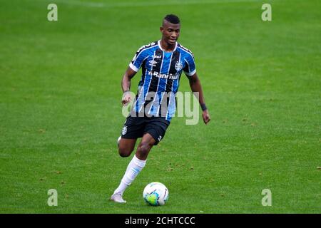 13. September 2020; Arena do Gremio Stadion, Porto Alegre, Brasilien; Brasilianische Serie A, Gremio gegen Fortaleza; Luis Orejuela von Gremio Stockfoto