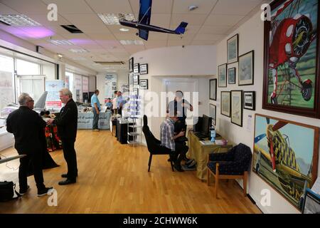 Ayr, Ayrshire, Schottland, Großbritannien 05. September 2015, Pop-up-Show für die Scottish International Airshow Stockfoto