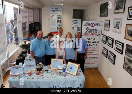 Ayr, Ayrshire, Schottland, Großbritannien 05. September 2015, Pop-up-Show für die Scottish International Airshow Stockfoto