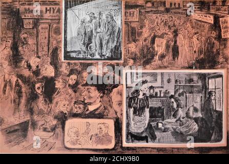 Werbekunst von JAMES BOSWELL für GOOGIE WITHERS JACK WARNER Und JOHN McCallum in ES REGNET IMMER AM SONNTAG 1947 regisseur ROBERT HAMER Roman Arthur La Bern Produzent Michael Balcon Ealing Studios / General Film Distributors Stockfoto