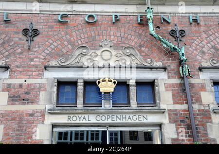 Royal Copenhagen Store Stockfoto