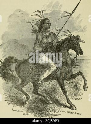 . Die Geschichte von Winnebago County, Illinois: Seine Vergangenheit und Gegenwart, mit ... ein biographisches Verzeichnis seiner Bürger, Kriegsrekord seiner Freiwilligen in der späten Rebellion, allgemeine und lokale Statistiken ... Geschichte des Nordwestens, Geschichte von Illinois ... etc . s für das Outfit. Am 6. Juli 1669, die Partei, Nummerierung vierundzwanzig Personen, in sieben Kanus auf dem St. Lawrence einschiffte; zwei zusätzliche Kanonen trugen die indischen Führer. In drei Tagen glitten sie über den Schoß des Lake Ontario. Ihre Führer führten sie direkt in das Dorf Seneca am Ufer des Genesee, in der Stockfoto