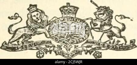 . Die revidierte Statuten von Kanada, 1906, proklamiert und veröffentlicht unter der Autorität des Gesetzes 3 Edward VII., Kap. 61 (1903) . rttiin Provinz Ontario deretofore gebunden durch die Registrierung in den Gebühren, Büro des Clerk des ehemaligen Gerichts von Queens Bench in Toronto, einer beliebigen Tat, Bindung, Ein Vertrag oder ein anderes Instrument, bei dem Herlate Majesty Queen Victoria oder einem ihrer königlichen Vorgänger Schulden, Verpflichtungen oder Pflichten in Bezug auf eine Angelegenheit, die der Regierung Kanadas unterliegt, entstanden sind, ist von der durch diese Registrierung entstandenen Gebühr befreit Stockfoto