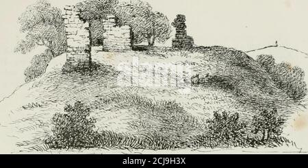 . Die Garnisonen von Shropshire während des Bürgerkrieges, 1642-1648 . von großer Betroffnung, und der Schlüssel, der uns in Wales lässt. Rowton Castle, das älteste von allen anderen, (von Shropshire Castles)in Richtung der westlichen Grenzen der Shire, nicht farre von Severne, die Burg gehörte einige Zeit zu den Corbets, und jetzt zu der alten Familie von Lysters. Früher war es im Besitz von John Le Strange, von Knucking, in dessen ungeachtet Llewellyn Prinz von Wales es sogar mit dem Boden legte, wie wir im Leben von Toulque Fitz Warin lesen. – Camden. William Lyster war im Besitz von Rowton, in 1482. Stockfoto