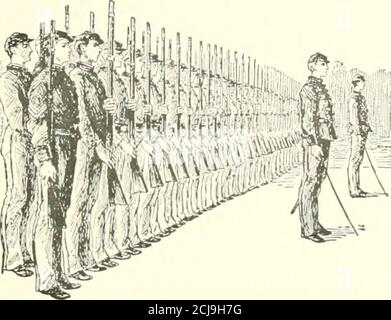 . Geschichte der neunten und zehnten Regimenter Rhode Island Freiwilligen, und der zehnten Rhode Island Batterie, in der Union Armee im Jahr 1862 . Stockfoto