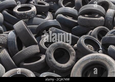 CDMX. Mexiko 10. September 2020. Eine riesige Mülldeponie. Ansammlung von Müll auf Deponien oder Deponien. Verschmutzungskonzept. Stockfoto