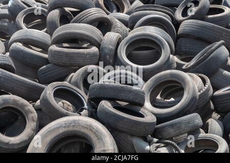 CDMX. Mexiko 10. September 2020. Eine riesige Mülldeponie. Ansammlung von Müll auf Deponien oder Deponien. Verschmutzungskonzept. Stockfoto